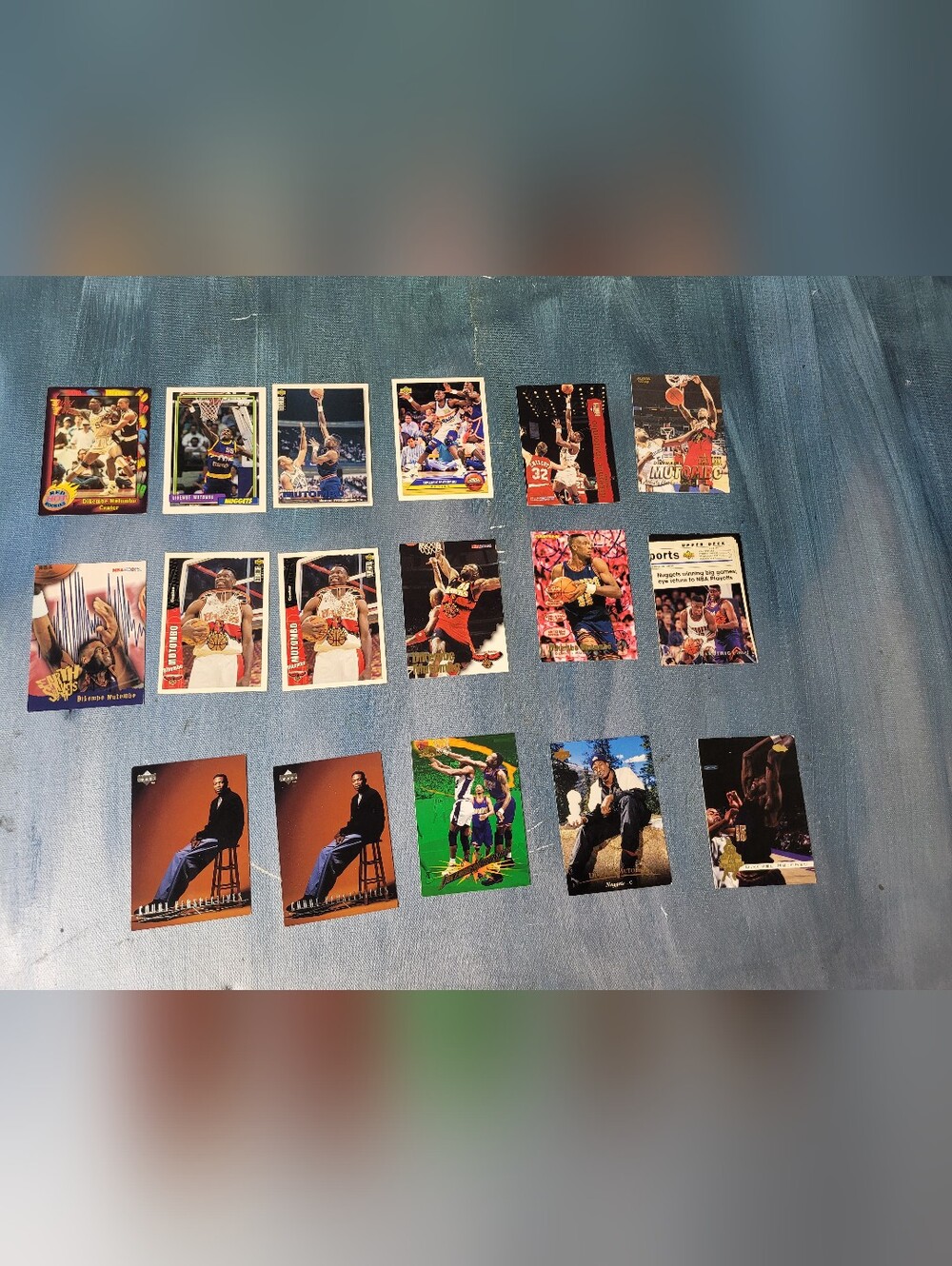 Dikembe Mutumbo Trading Card Lot